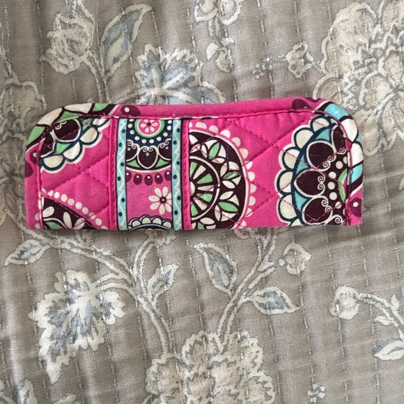 Vera Bradley Floral Pink Glasses Case - Picture 3 of 7